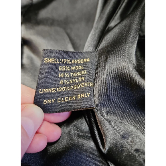 Kristen Blake Women's Black Wool Winter Coat Size 6 - Picture 3 of 9